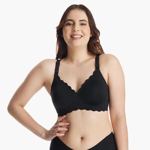 Jelly Strip - Seamless Floral Push up Nursing Bra -YN46